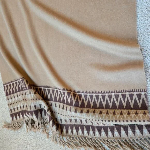 Cecchi e Cecchi Luxury Wool Wrap Scarf Southwest Aztec - Picture 11 of 16